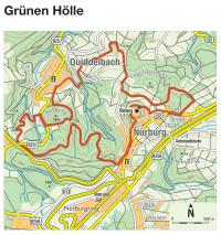 Wanderroute Auf den Spuren der grünen Hölle