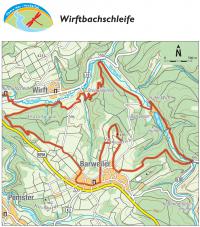 Karte Wirftbach-Schleife